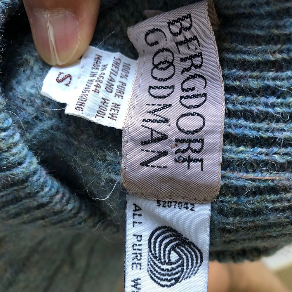 Bergdorf Goodman men's pure shetland wool sweater